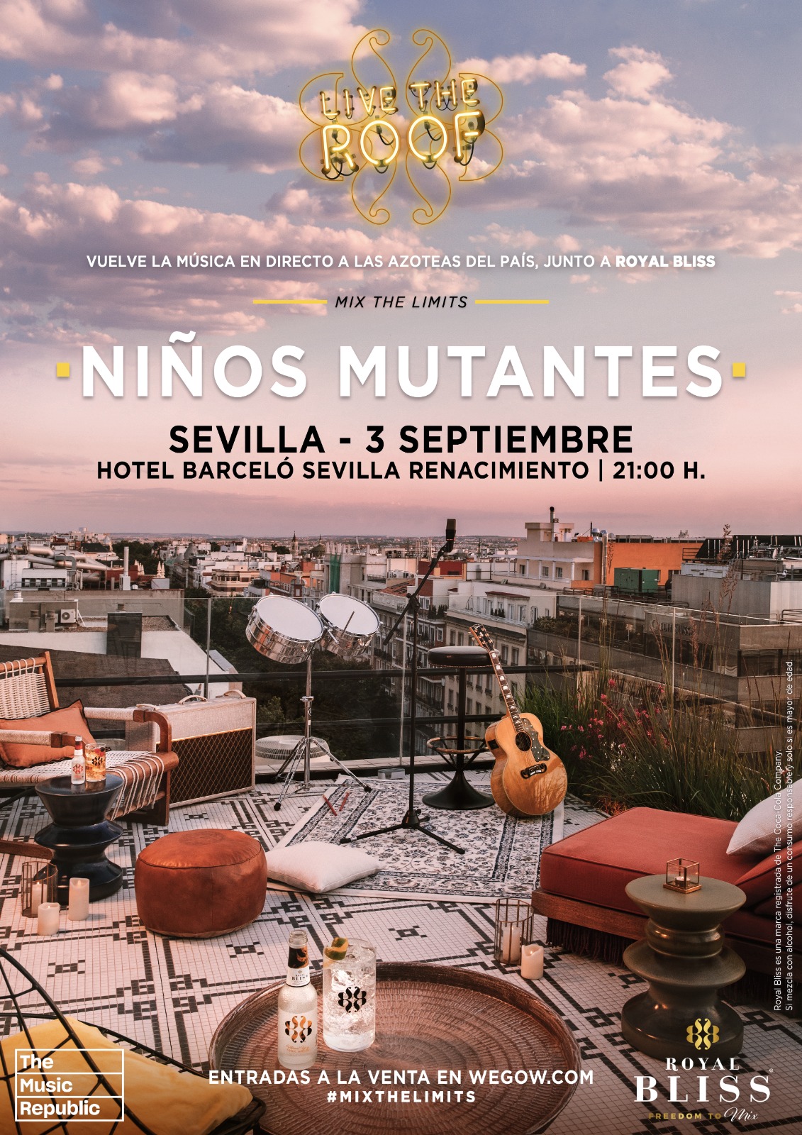 Niños Mutantes - Live The Roof Sevilla 2021